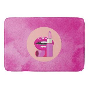 Alfombrilla De Baño Labios