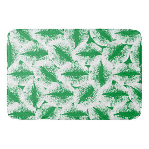 Alfombrilla De Baño Labios blancos #35