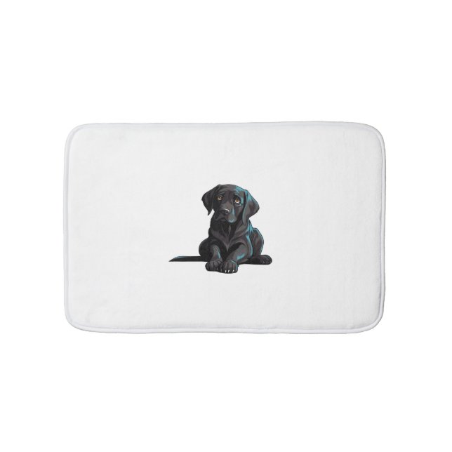 Alfombrilla De Baño Labrador Puppy (Anverso)