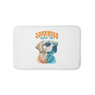 Alfombrilla De Baño Labrador recuperar Mascotas elegantes