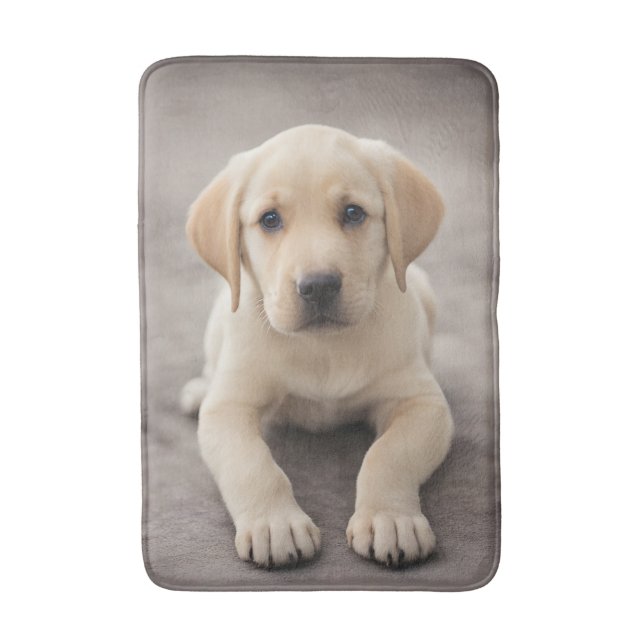 Alfombrilla De Baño Labrador Retriever Puppy (Frente vertical)