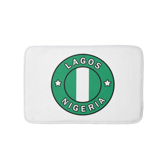 Alfombrilla De Baño Lagos Nigeria (Anverso)