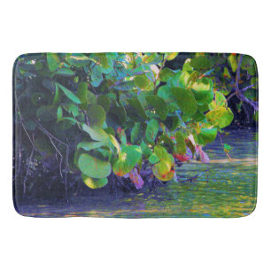 Alfombrilla De Baño Laguna de manglares con uvas marinas