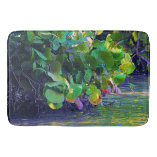 Alfombrilla De Baño Laguna de manglares con uvas marinas