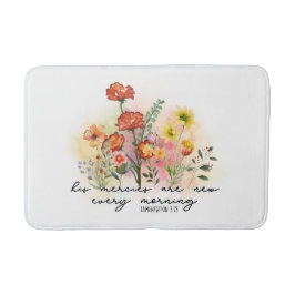 Alfombrilla De Baño Lamentaciones 3:23 Sus Misericordias Nuevos Cada M