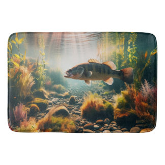 Alfombrilla De Baño Lámina de boca grande subacuosa