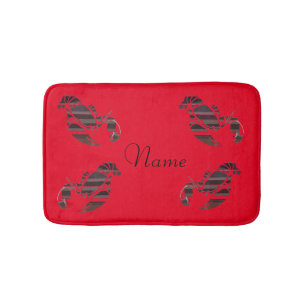 Alfombrilla De Baño Langostas de Maine Rojas Thunder_Cove