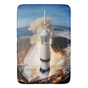 Alfombrilla De Baño Lanzamiento del cohete Saturn V 1969 Nave espacial