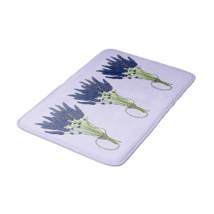 Alfombrilla De Baño Lavandula Lavender Bunch Herb Purple Flower Garden