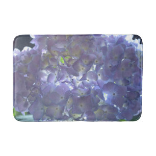 Alfombrilla De Baño Lavender Hydrangeas flores púrpuras
