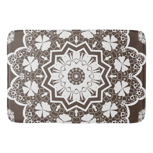 Alfombrilla De Baño Lazo blanco (Anverso)