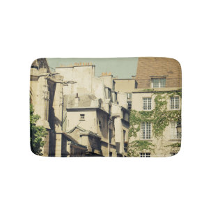 Alfombrilla De Baño Le Marais en París, Francia, arquitectura idílic