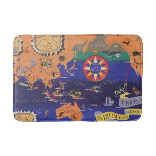 Alfombrilla De Baño Le Tour du Monde