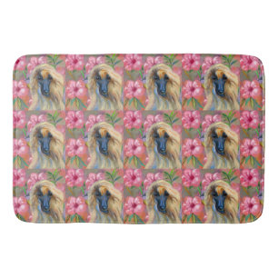 Alfombrilla De Baño Lebrel afgano    