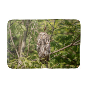 Alfombrilla De Baño Lechuza Sleepy Barred