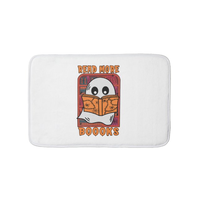 Alfombrilla De Baño Leer más libros Biblioteca Fantasma Leyendo Hallow (Anverso)