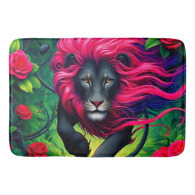 Alfombrilla De Baño León Art Bath Mat (Anverso)