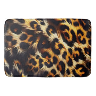 Alfombrilla De Baño Leopard Elegance:Que roba el espectáculo