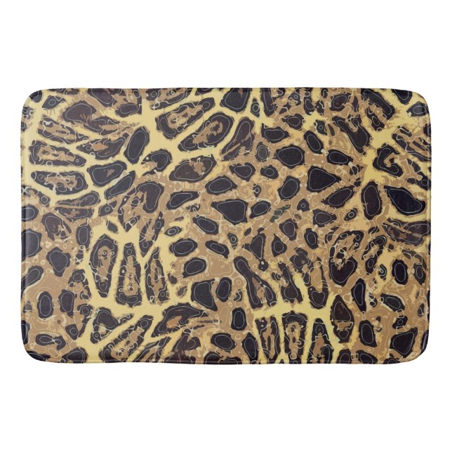 Alfombrilla De Baño Leopard Large Bath Mat (Anverso)