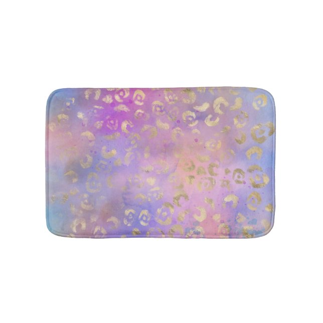 Alfombrilla De Baño Leopard Paint Series Design 8 (Anverso)