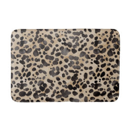 Alfombrilla De Baño Leopard Print Bath Mat.