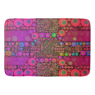 Alfombrilla De Baño Leopardo abstracto Trippy