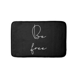 Alfombrilla De Baño Letra blanca libre