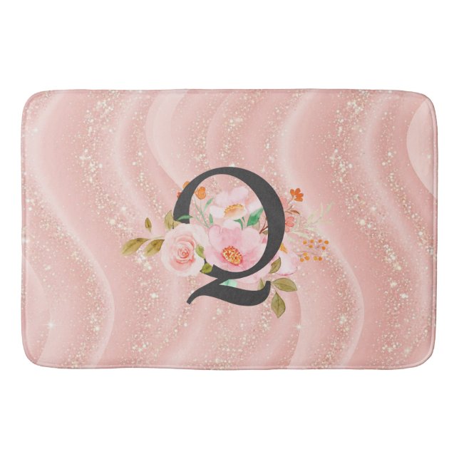 Alfombrilla De Baño Letra Q (Anverso)