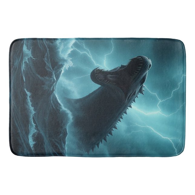 Alfombrilla De Baño „Leviathan – Wächter der Tiefsee“   (Anverso)