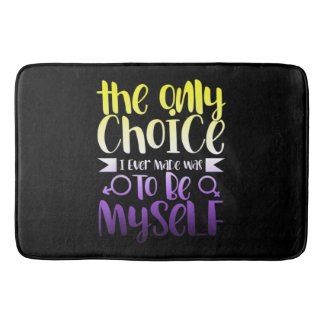 Alfombrilla De Baño LGBTQ Queer Nonbinary  Androgynous Non Binary