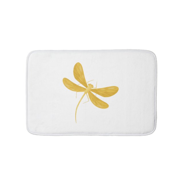 Alfombrilla De Baño libélula amarilla (Anverso)