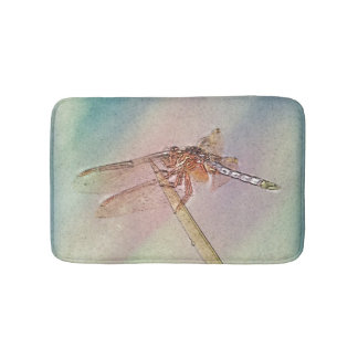 Alfombrilla De Baño Libélula en colores pastel