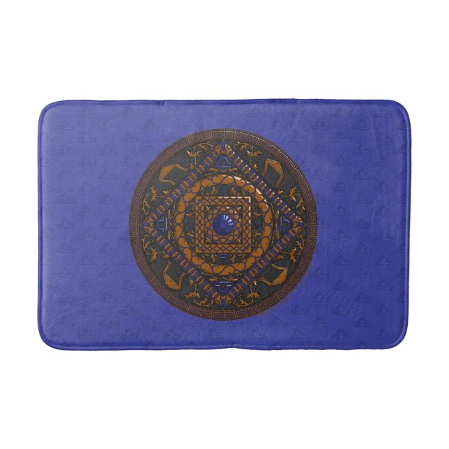Alfombrilla De Baño Libra Mandala Bath Mat (Anverso)