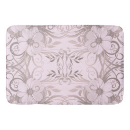 Alfombrilla De Baño lila, flor, fantasía, elegante, patrón, sutil,