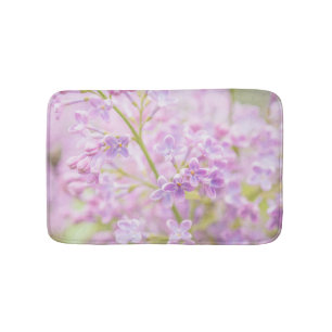 Alfombrilla De Baño Lilac Flowers Mist
