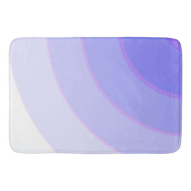 Alfombrilla De Baño Lilac Swirls Bath Mat (Anverso)