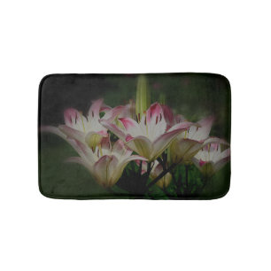 Alfombrilla De Baño Lily Flowers