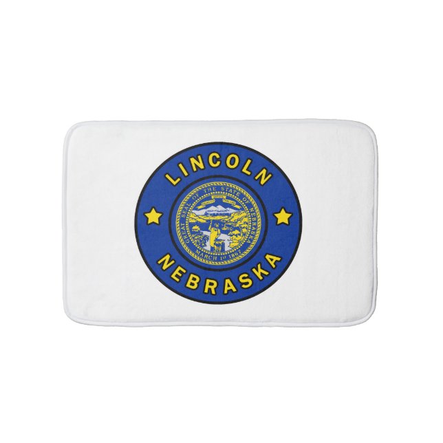 Alfombrilla De Baño Lincoln Nebraska (Anverso)