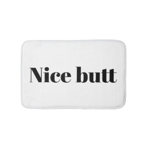 Alfombrilla De Baño Lindo accesorio de baño de humor para tipografía e