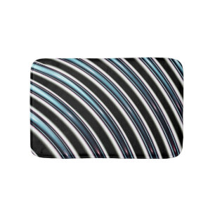 Alfombrilla De Baño Líneas curvadas cerca para arriba de un fractal