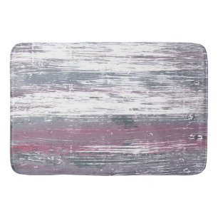Alfombrilla De Baño Líneas grises rosadas