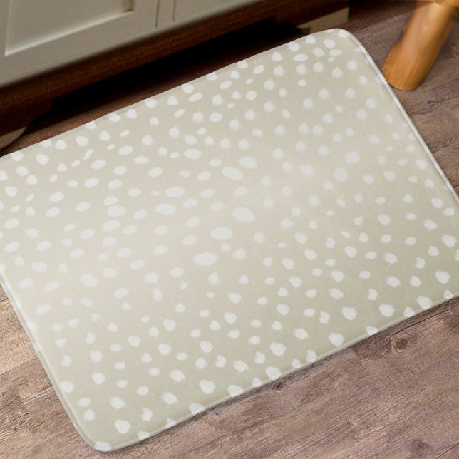 Alfombrilla De Baño Linen Beige Tradicional Moderno Patrón de Punto Al (Subido por el creador)