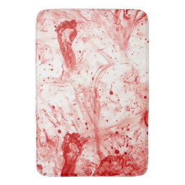 Alfombrilla De Baño lío de la salpicadura de la sangre