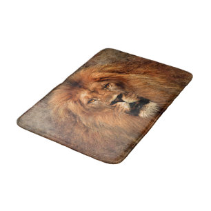 Alfombrilla De Baño Lion Face