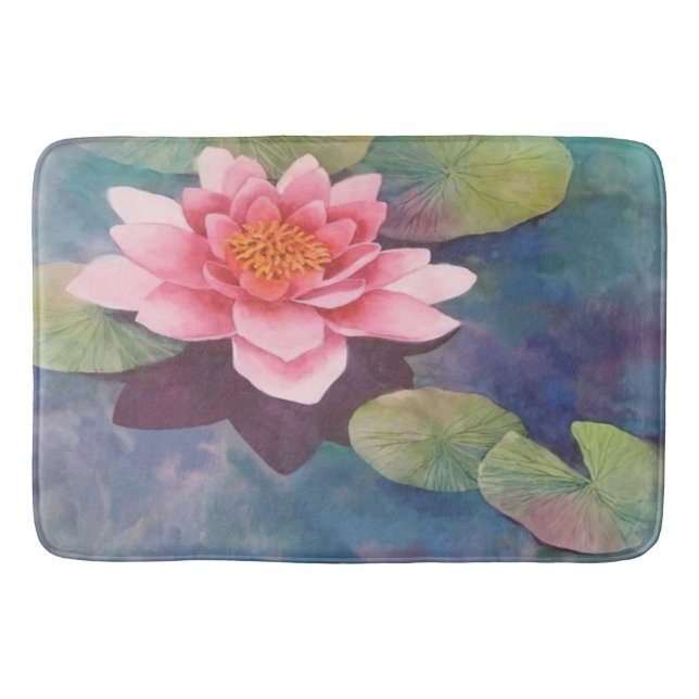 Alfombrilla De Baño Lirio de agua (Anverso)