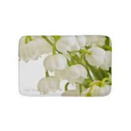 Alfombrilla De Baño Lirios blancos