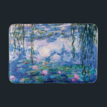 Alfombrilla De Baño Lirios del agua de Monet<br><div class="desc">Lirios del agua de Monet.  
Visite por favor mi tienda para un diseño más interesante y más => bien escogido zazzle.com/iwheels* del color</div>