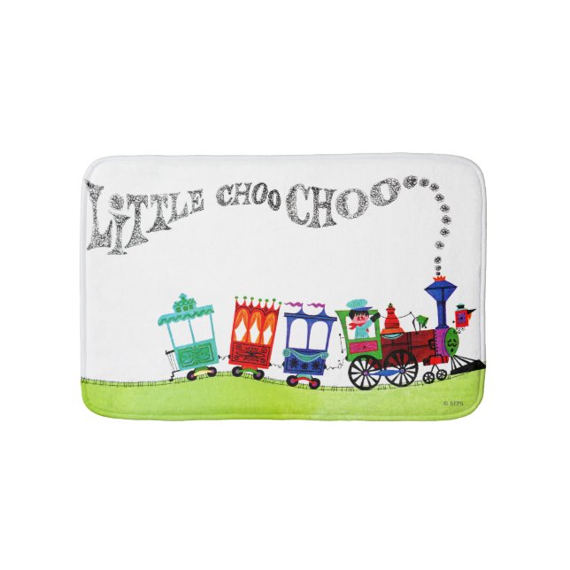 Alfombrilla De Baño Little Choo Choo (Anverso)