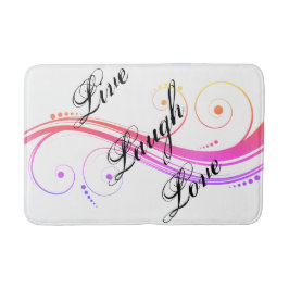 Alfombrilla De Baño Live Lauder Love Colorful Swirls Bath Mat