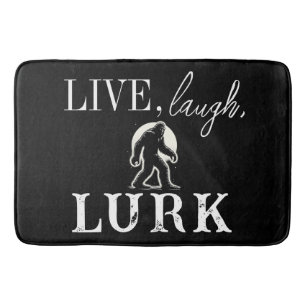 Alfombrilla De Baño Live, Laugh, Lurk